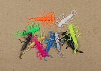 Leurre de pêche souple Stonefly Nymphe pour la truite Bluegill Perch Creek Appât pour Crappie Stripper Trout Fly Tying Material