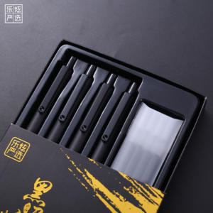 Гелевая ручка на заказ, Лидер продаж, премиум-Черная гелевая ручка большой емкости, бесшумная офисная фирменная ручка - Product Image 2