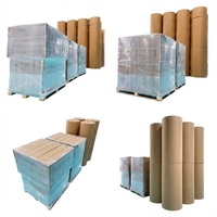 Rollos de Papel para Plotter Azul Blanco de 80g/90g, Tamaño Personalizable para Materiales de Impresión de Ingeniería CAD