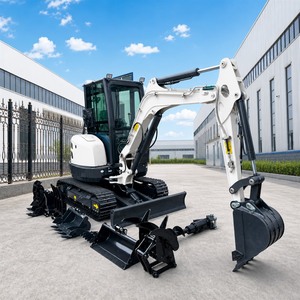 ENVÍO GRATUITO Mini Excavadora de 3.5 Toneladas con Certificación CE, Motor Euro 5, Excavadora Hidráulica de Orugas para Construcción y Jardinería - Product Image 1