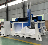 Cina 5 sumbu 4 sumbu 3 sumbu 1325 6090mini otomatis patung 3d busa putar patung kayu ukiran Cnc Router mesin pemotong kayu