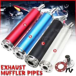 Silenciador de escape universal para motocicleta de cross y scooter de 50-250 CC, silenciador de tubo de escape de 2 tiempos - Product Image 1