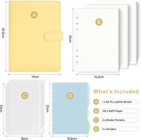 Carnet de voyage multifonctionnel de luxe pour cadres, format A5, papier écologique imprimé UV, reliure à feuilles mobiles, promotion de l'entreprise