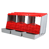 Nichoirs pour poules combinées Boîte de ponte pour poulailler