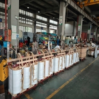 Transformateur de distribution sec SCB14 30kVA 2500kVA 6kV 10kV 11kV 400V Triphasé à enroulement cuivre-aluminium Usine