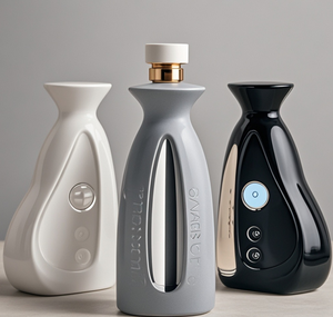 Luxuriously Handcrafted Glass <strong>Tequila</strong> Bottle with Cork Top Private Collection for the <strong>House</strong> - Product Image 3