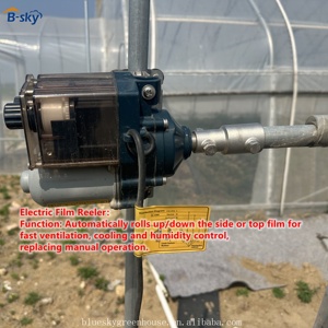 <span class=keywords><strong>Serre</strong></span> commerciale à grande portée en film plastique avec structure en acier galvanisé stabilisé aux UV pour la culture de légumes et de fleurs - Product Image 4