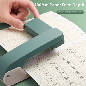 ZEQUAN 2025 <span class=keywords><strong>Grapadora</strong></span> Manual de Plástico Resistente con Brazo Giratorio de 360 Grados, 100 Hojas, Tamaño de Grapa de 25 mm, para <span class=keywords><strong>Folletos</strong></span> y Catálogos - Product Image 3