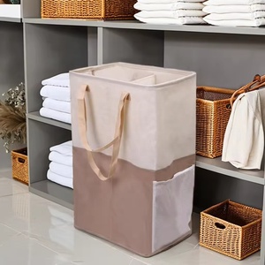 Panier <span class=keywords><strong>à</strong></span> <span class=keywords><strong>linge</strong></span> extra large, élégant et durable, organisateur de rangement en tissu Oxford, qualité supérieure, pour la maison, la chambre <span class=keywords><strong>à</strong></span> coucher, la salle de bain, les vêtements - Product Image 3