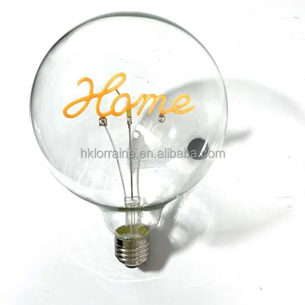 Retro Bulb G125ST64G95G80G45T30Dimmable E27 220V 110V 4W Soft Spiral LED Filament Bulb Vintage Lamp Heart Filament Decoration