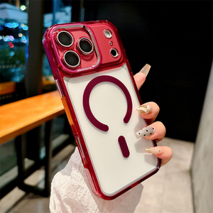 เคสโทรศัพท์กันกระแทก PC TPU พร้อมกรอบกล้องเพชร รองรับการชาร์จไร้สาย สำหรับ iPhone 17 Air Pro Max 16 15 14 13 12 Plus - Product Image 1