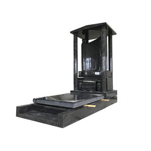 Pierres tombales de cimetière de pierre tombale de <span class=keywords><strong>granit</strong></span> noir de pierre tombale de la Chine avec le <span class=keywords><strong>prix</strong></span> usine - Product Image 2