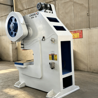 Presse mécanique à gorge profonde de 80 tonnes à longue durée de vie, adaptée au gaufrage, à la découpe et au formage de coques métalliques épaisses