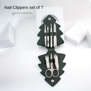 Ensemble de coupe-ongles en acier inoxydable durable sur le thème de Noël pour la <span class=keywords><strong>manucure</strong></span> des adultes - Product Image 2