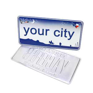 Placa de vehículo personalizada, lámina de sello caliente, placa de matrícula de ee.uu., número de registro de <span class=keywords><strong>coche</strong></span> - Product Image 2