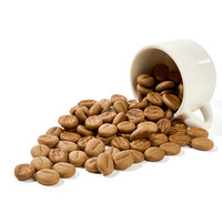 Biscuits croustillants en forme de grains de café, saveur thé noir latte, en-cas, biscuits, OEM, marque privée, emballage personnalisé, vente en gros