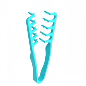 Pettine <span class=keywords><strong>a</strong></span> <span class=keywords><strong>denti</strong></span> <span class=keywords><strong>larghi</strong></span> all'ingrosso per uomo, in plastica, con impugnatura testurizzata per volume e frangia - Smart Supplies per la casa - Product Image 4