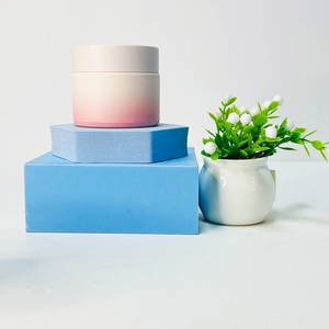 Colorful Jars Cosmetic Creams Orange 5ml 10ml 15ml 20ml 25ml 30ml 50ml 100ml Luxury Glass Jar for Lotion - Product Image 2