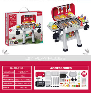 Ensemble de cuisine <span class=keywords><strong>jouet</strong></span> pour enfants, barbecue électrique <span class=keywords><strong>jouet</strong></span>, <span class=keywords><strong>jeux</strong></span> de cuisine électriques, four, ensemble de jeu, barbecue de simulation, barbecue <span class=keywords><strong>jouet</strong></span> - Product Image 3