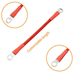 Terminal de Anillo O Personalizado con Aislamiento de PVC para Cable de Arranque Eléctrico y Aplicaciones de Arnés de Cableado Electrónico - Product Image 2