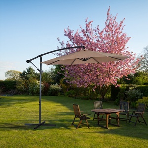 Crankle manejar Offset voladizo Patio línea de paraguas <span class=keywords><strong>colgante</strong></span> al aire libre Patio solo voladizo <span class=keywords><strong>sombrilla</strong></span> de acero inoxidable - Product Image 6