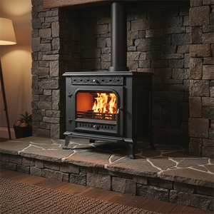 Cheminée <span class=keywords><strong>à</strong></span> <span class=keywords><strong>bois</strong></span> en fonte sans fumée, écologique et <span class=keywords><strong>à</strong></span> faibles émissions, idéale pour villa, appartement, maison - Offre Spéciale - Product Image 6