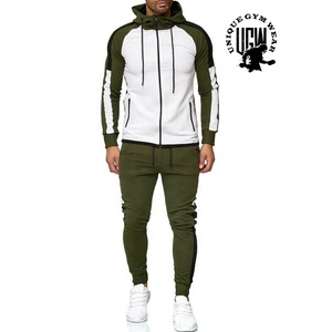 Nueva llegada de ropa deportiva de talla grande personalizada para hombre Muscle Fit Poliéster Chándal Capucha Logo Patrón Pakistán Hecho Precio al por mayor - Product Image 6