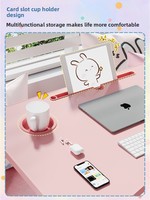 Bureau pliable multi-usage pour dortoirs d'étudiants, chambres à coucher, ordinateur de chevet, espace d'écriture pour enfants, support pour ordinateur portable sur baie vitrée, salle à manger