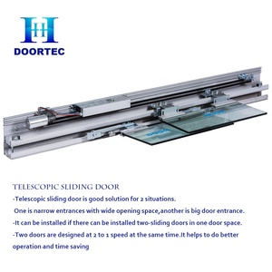 Doortec Thương Mại Cửa Trượt Tự Động Kính Thiên Văn Trượt Cửa Nhà Điều Hành - Product Image 3