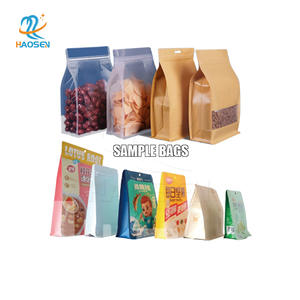 Precio de fábrica, máquina para hacer bolsas con fuelle de 8 sellos laterales, bolsa de caja, bolsa de <span class=keywords><strong>pollo</strong></span> de pie, bolsa de fondo plano para alimentos para mascotas, máquina para hacer bolsas - Product Image 4