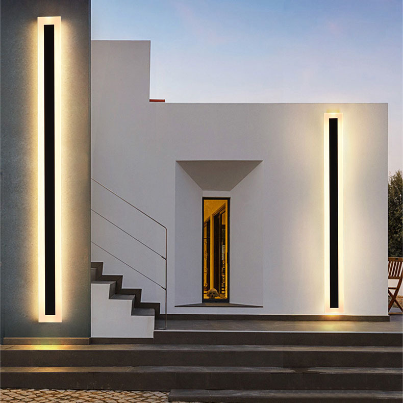 Wall Lights Exterior Long Strip Linear