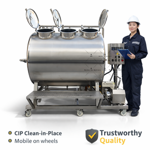 เครื่องทำความสะอาดระบบ CIP อัตโนมัติสำหรับสายการผลิตเครื่องดื่ม อุปกรณ์ทำความสะอาดประสิทธิภาพสูง - Product Image 6