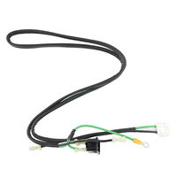 Conjunto de Arnés de Interruptor en Línea RSFR Tubo 125C 600V E329530 Conector de 3 Pines Terminal de Anillo para Motor de Electrodomésticos OEM Nuevo