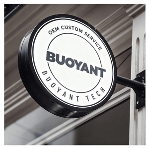 Custom Led Round Outdoor Acrylic Advertising <b>Sign</b> <b>Light</b> Boxes Signage Shop Store Blister Flat <b>Sign</b> - Product Image 6