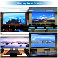 Panel de Pantalla LED para Interiores 4K HD P1.5 P1.2 P1.8, para Sala de Reuniones, Pantalla LED de Paso de Píxeles Pequeño, Video Inteligente, TV de Pared, Pantalla LED de 200 Pulgadas
