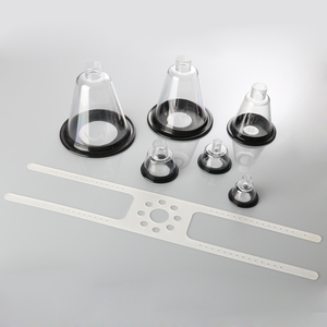 Canack VM-1 Eco-vriendelijke, eenmalig te gebruiken, transparante siliconen PVC kegelvormige anesthesiemasker voor dieren (honden & katten) - Product Image 5