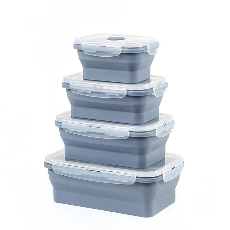 Blue [four-piece lunch box]