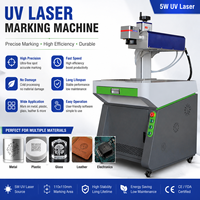 Machine de marquage laser UV 5W haute précision pour la gravure sur plastique, verre, électronique et métal