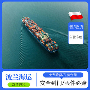 Sea Whale Poland Sea Freight Line International Logistics Freight Forwarding DDP Door To Door Express Service - Product Image 2