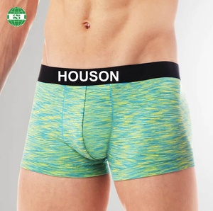 Logo personnalisé Noir Nylon Ceinture Hommes Boxer Brefs Sous-Vêtements Fil Mixte Coton Spandex Tissu Plusieurs Options De Couleur - Product Image 2
