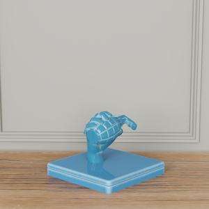 Vente en gros de chambre d'encens en porcelaine haut de gamme peinte à la main avec design de marque personnalisé Brûleur d'encens en céramique tenant une <span class=keywords><strong>grenade</strong></span> à la main - Product Image 4