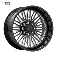 Jantes forgées tout-terrain Fanxi 4x4 22 24 26 pouces 8x170 8x180 concaves profondes pour Ford F150 F250 Chevy 2500 Sierra 2500 Ram 2500