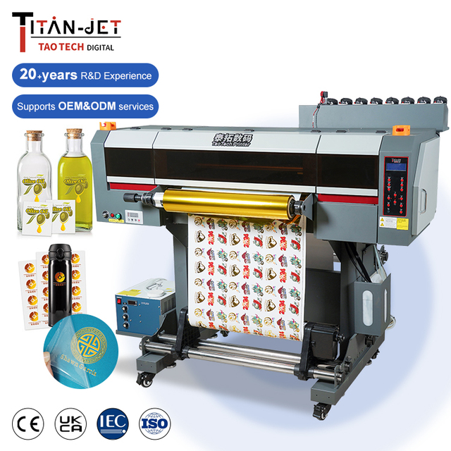New Popular 60cm UV Direct to Film Printer A1 1600 Head Printing Machine Direct to Substrate or UV Ink