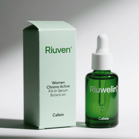 Boîtes pliantes en papier pour cosmétiques, emballage pour flacon compte-gouttes de sérum avec logo de marque imprimé pour essence faciale botanique et soins de la peau
