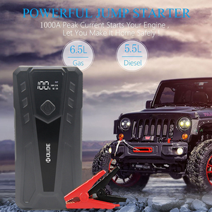 Démarreur d'urgence 1000A, chargeur portable et câbles <span class=keywords><strong>de</strong></span> démarrage, boîte <span class=keywords><strong>de</strong></span> démarrage et bloc d'alimentation <span class=keywords><strong>pour</strong></span> moteurs <span class=keywords><strong>essence</strong></span> 6.5L et <span class=keywords><strong>diesel</strong></span> 5.5L - Product Image 1