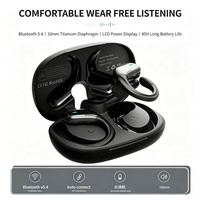 Écouteurs intra-auriculaires sans fil True Wireless pour la randonnée, ajustement confortable, sportifs, avec puce JL 5.3 LED, étanchéité IPX5, son haute fidélité