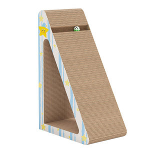 <b>Cat</b> <b>Scratching</b> <b>Post</b> Corrugated Cardboard Durable Wear Resistant Adult <b>Cat</b> Toy <b>Cat</b> Trees No Installation Required - Product Image 1