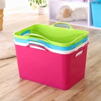 Panier à linge pliable de grande taille rangement en plastique souple PE pour vêtements sales jouets rangement ménager multifonctionnel pour