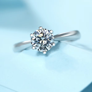 Anillo de Compromiso de Plata de Ley 925 con Moissanita VVS y Diamante de Laboratorio, Chapado en Oro de 14K, para Mujer, Regalo de Joyería, Venta al por Mayor - Product Image 5