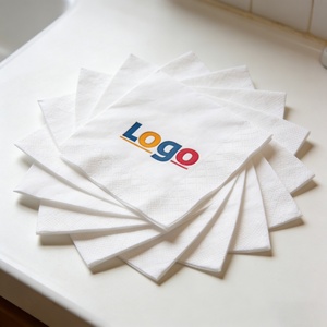 Serviettes en papier Airlaid personnalisées colorées, serviettes en lin, serviettes en tissu uni pour cocktails, déjeuner, dîner, avec logo, 25, 30, 40 cm - Product Image 5